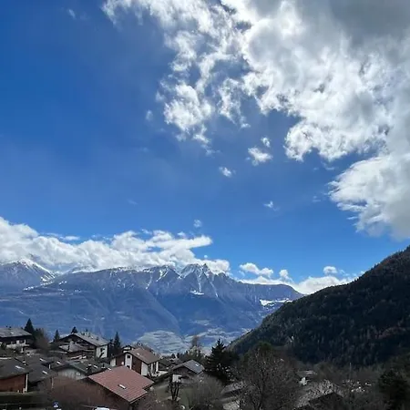 2,5 Recent A Ovronnaz Avec Vue Leytron